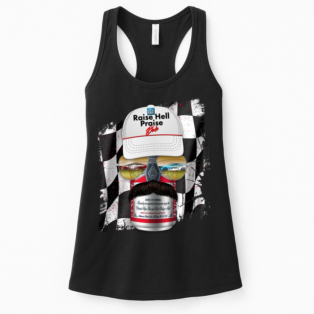 Funny Raise Hell Praise Dale Beer Can Womens Tank Top