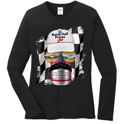 Funny Raise Hell Praise Dale Beer Can Ladies Long Sleeve Shirt