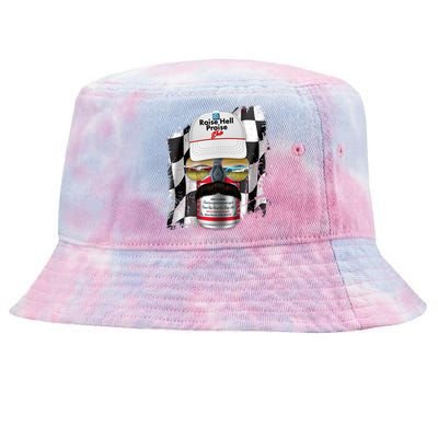 Funny Raise Hell Praise Dale Beer Can Tie-Dyed Bucket Hat