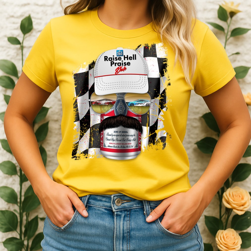 Funny Raise Hell Praise Dale Beer Can Womens T-Shirt