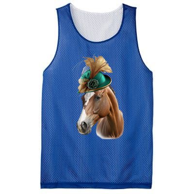 Funny Race Horse Gift Ridin' Derby Funny Gift Mesh Reversible Basketball Jersey Tank