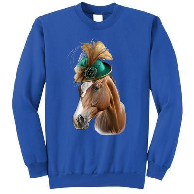 Funny Race Horse Gift Ridin' Derby Funny Gift Tall Sweatshirt