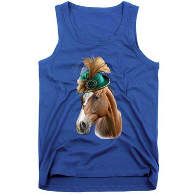 Funny Race Horse Gift Ridin' Derby Funny Gift Tank Top