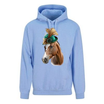 Funny Race Horse Gift Ridin' Derby Funny Gift Unisex Surf Hoodie