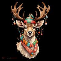 Festive Reindeer Holiday Impact Tech Backpack