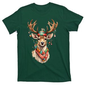 Festive Reindeer Holiday T-Shirt