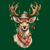 Festive Reindeer Holiday Premium T-Shirt