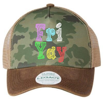 Fri Yay School Weekend Love Fridays Legacy Tie Dye Trucker Hat