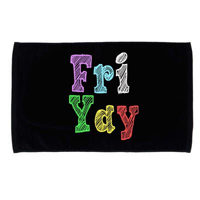 Fri Yay School Weekend Love Fridays Microfiber Hand Towel