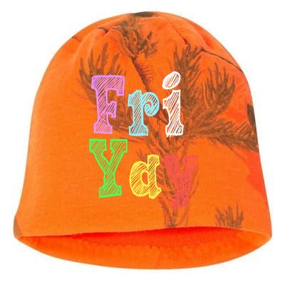 Fri Yay School Weekend Love Fridays Kati - Camo Knit Beanie