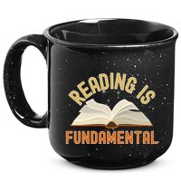 Funny Reading Is Fundamental Reading Book Lovers 15oz Campfire Ceramic Mug