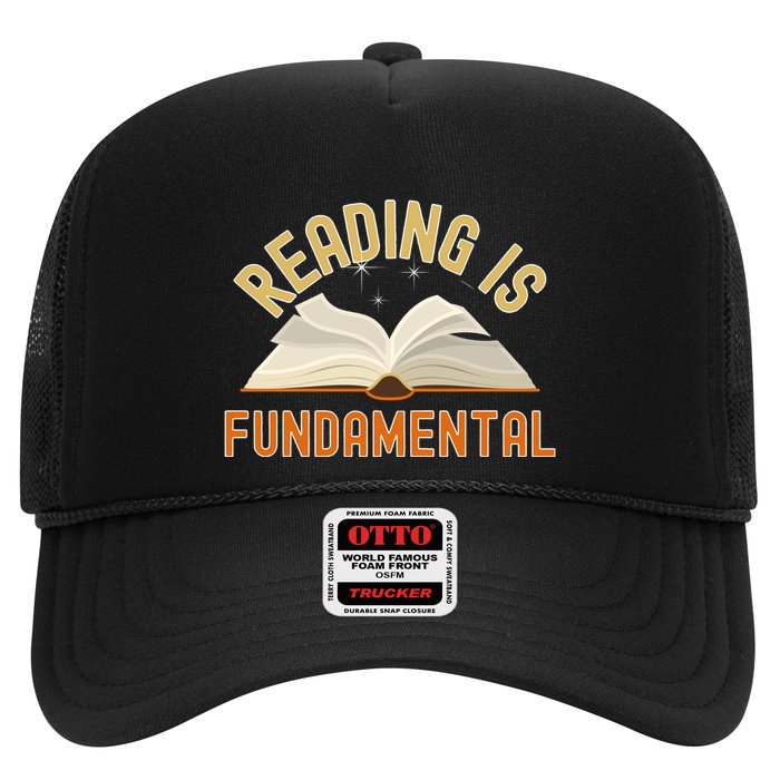Funny Reading Is Fundamental Reading Book Lovers Trucker Hat