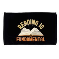 Funny Reading Is Fundamental Reading Book Lovers Microfiber Hand Towel