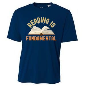 Funny Reading Is Fundamental Reading Book Lovers Cooling Performance Crew T-Shirt