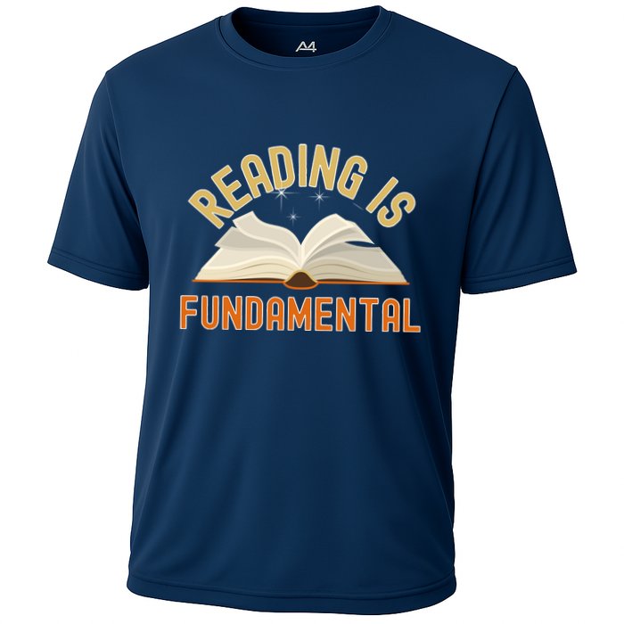 Funny Reading Is Fundamental Reading Book Lovers Cooling Performance Crew T-Shirt