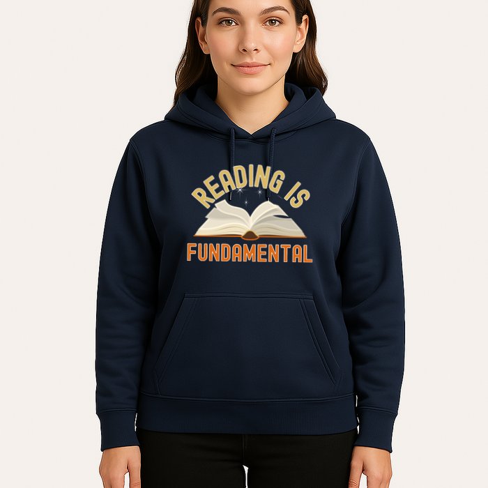 Funny Reading Is Fundamental Reading Book Lovers Hoodie