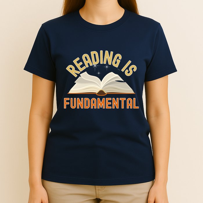 Funny Reading Is Fundamental Reading Book Lovers T-Shirt
