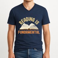Funny Reading Is Fundamental Reading Book Lovers V-Neck T-Shirt