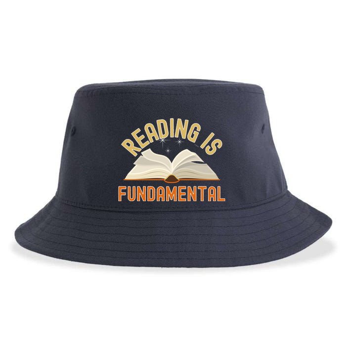 Funny Reading Is Fundamental Reading Book Lovers Sustainable Bucket Hat