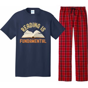 Funny Reading Is Fundamental Reading Book Lovers Pajama Set