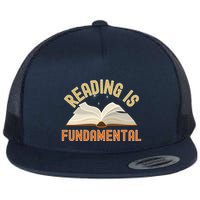 Funny Reading Is Fundamental Reading Book Lovers Flatbill Hat