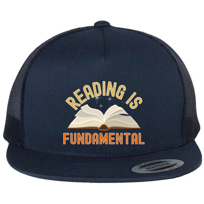 Funny Reading Is Fundamental Reading Book Lovers Flatbill Hat