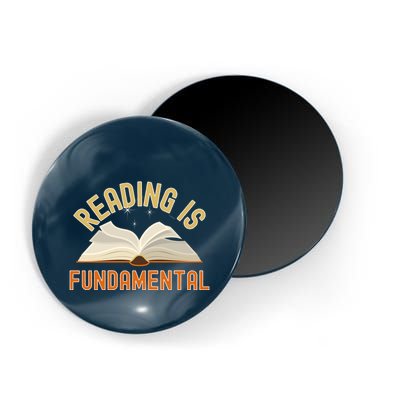 Funny Reading Is Fundamental Reading Book Lovers Magnet