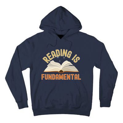Funny Reading Is Fundamental Reading Book Lovers Tall Hoodie