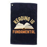 Funny Reading Is Fundamental Reading Book Lovers Golf Towel