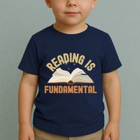 Funny Reading Is Fundamental Reading Book Lovers Toddler T-Shirt