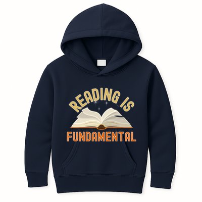Funny Reading Is Fundamental Reading Book Lovers Kids Hoodie