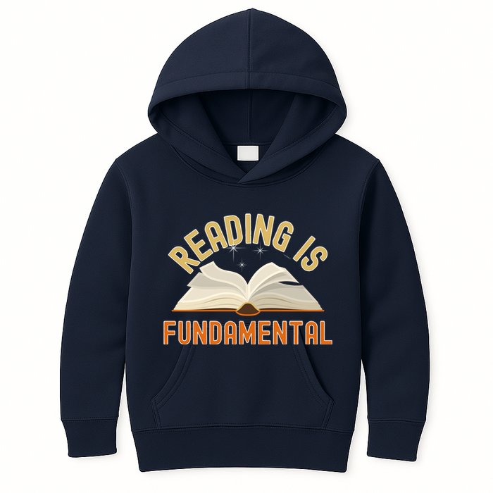 Funny Reading Is Fundamental Reading Book Lovers Kids Hoodie
