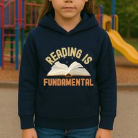 Funny Reading Is Fundamental Reading Book Lovers Kids Hoodie