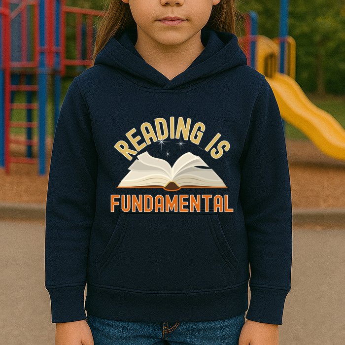 Funny Reading Is Fundamental Reading Book Lovers Kids Hoodie
