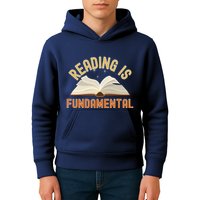 Funny Reading Is Fundamental Reading Book Lovers Kids Hoodie