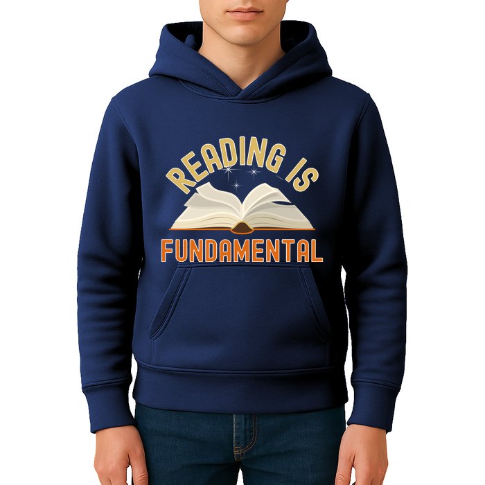Funny Reading Is Fundamental Reading Book Lovers Kids Hoodie