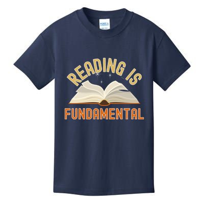 Funny Reading Is Fundamental Reading Book Lovers Kids T-Shirt
