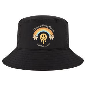 Funny Rainbow I Believe In Holding Grudges I'll Heal In Hell Cool Comfort Performance Bucket Hat