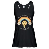 Funny Rainbow I Believe In Holding Grudges I'll Heal In Hell Ladies Essential Flowy Tank