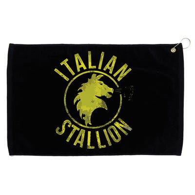 Funny Rocky Italian Stallion Horse Grommeted Golf Towel