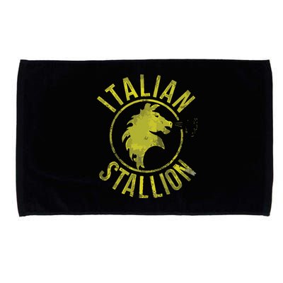 Funny Rocky Italian Stallion Horse Microfiber Hand Towel