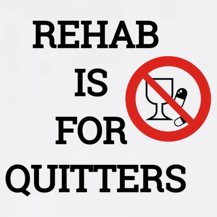 Funny Rehab Is For Quitters Ing Meaningful Gift Cooling Performance Crew T-Shirt