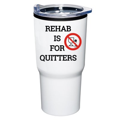 Funny Rehab Is For Quitters Ing Meaningful Gift Tumbler