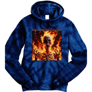 Funny Rage Is Consuming Me Skeleton Meme Tie Dye Hoodie