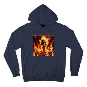 Funny Rage Is Consuming Me Skeleton Meme Tall Hoodie