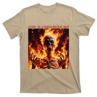 Funny Rage Is Consuming Me Skeleton Meme T-Shirt