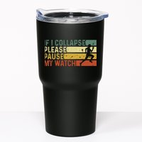 Funny Runner If I Collapse Please Pause My Watch Running Tumbler