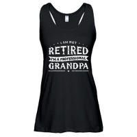 Funny Retiree Im Not Retired Im A Professional Grandpa Ladies Essential Flowy Tank