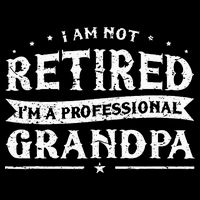 Funny Retiree Im Not Retired Im A Professional Grandpa Sustainable Beanie