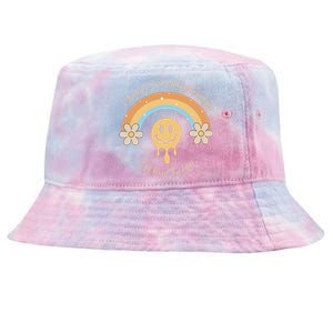 Funny Rainbow I Believe In Holding Grudges Ill Heal In Hell Tie-Dyed Bucket Hat